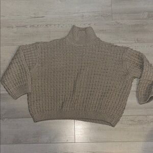 H&M Women's Beige Turtleneck Sweater